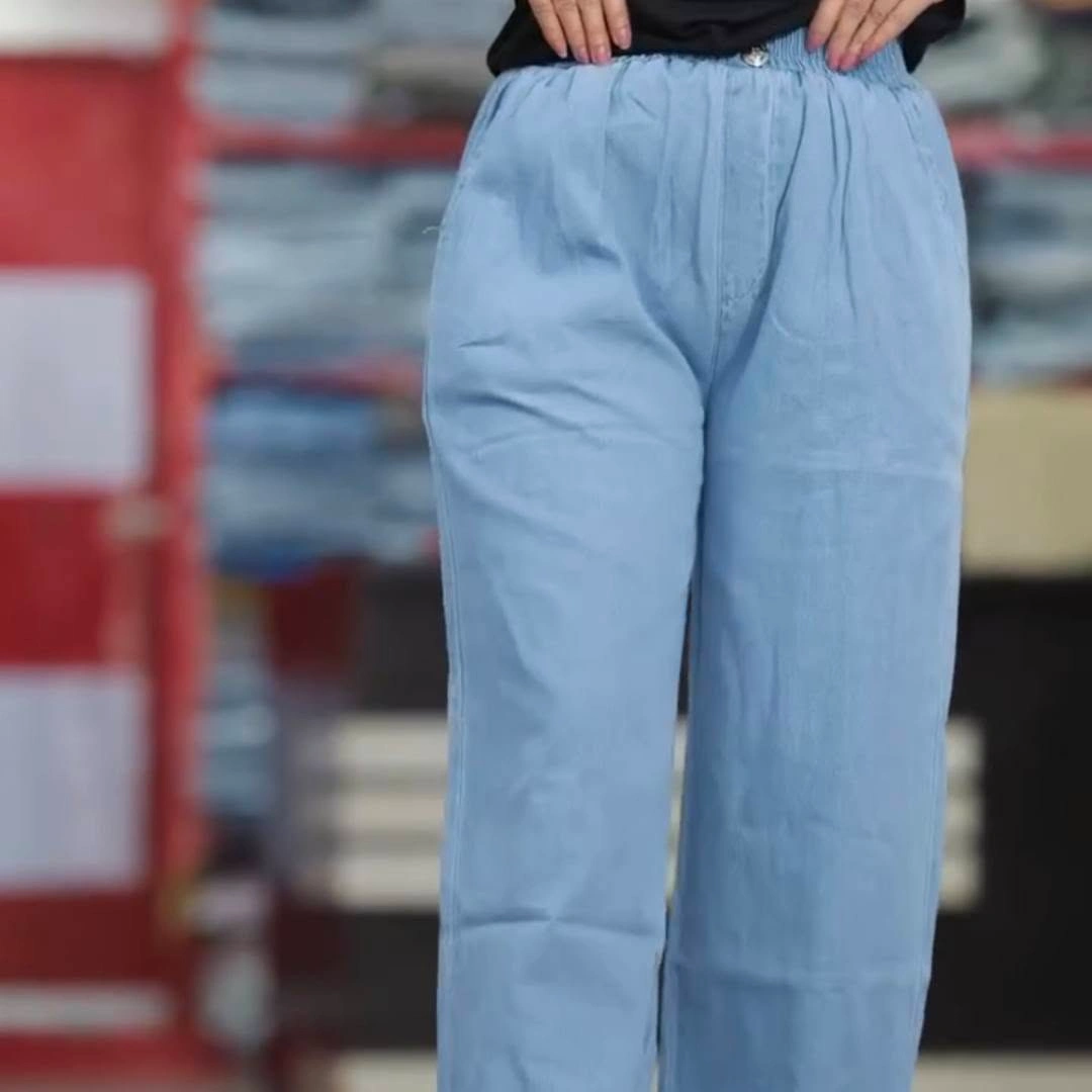 Women's Premium Soft Denim Jeans Pant (Light Blue)