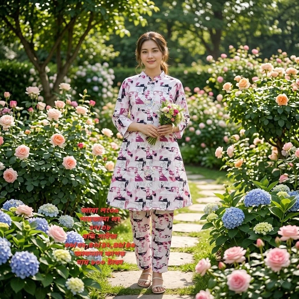 Exclusive Jafran Fabric Digital Print Two Piece Set